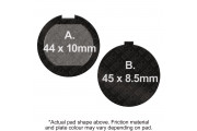 M/C DISC PAD SET -(5)