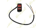 Switch On/Off with Red Button & Clamp Round Bar 60cm 2 wire