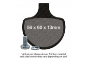 EBC V PAD SEMI SINTERED PAD SET