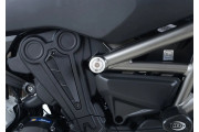 Frame Plug silver aluminium (single plug) Ducati Diavel 12