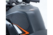 KTM RC390 up to '21 / RC125/200 Traction Grips : BLACK 2-Gri