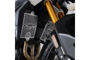 Branded Radiator Guards (pair) stainless Triumph Tiger 900