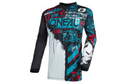 ELEMENT JERSEY RIDE BK/BL XL ONEAL BLACK AND BLUE