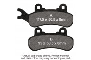 MOTORCYCLE DISC PAD SET