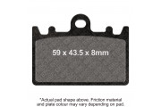 M/C DISC PAD SET - DMX