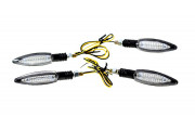 MINI INDOS SEQUENTIAL LED CLEAR BLACK