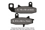 MOTORCYCLE DISC PAD SET
