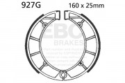 EBC GROOVED BRAKE SHOE SET