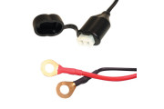 Connection leads with fused ri