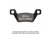 M/C DISC PAD - RED