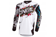YOUTH JERSEY VILLAIN WHITE MED ELEMENTS ONEAL