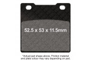 EBC V PAD SEMI SINTERED PAD SET