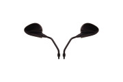 Mirrors 10mm Black Rectangle Ducati monster style