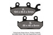 MOTORCYCLE DISC PAD