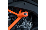 Aero Crash Protectors (ORANGE) KTM 125/200/390 Duke up to '