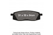 MOTORCYCLE DISC PAD SET