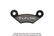 M/C DISC PAD - RED (5)