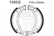 EBC GROOVED BRAKE SHOE SET (5) 5