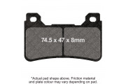 DOUBLE H SINTERED STREET PAD
