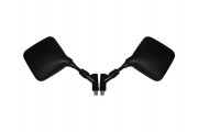 Mirrors 10mm Black Rectangle Left & Right Suzuki TS125R