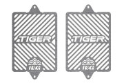 Branded Radiator Guards (pair) stainless Triumph Tiger 850
