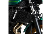 Branded Radiator Guard BLACK - Kawasaki Z650RS '22- Z650 '
