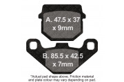 DOUBLE H SINTERED STREET PAD