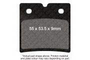 EBC V PAD SEMI SINTERED PAD SET