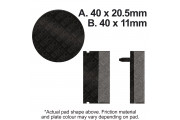M/C DISC PAD SET -AF15