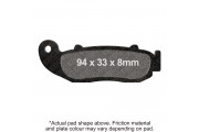 MOTORCYCLE DISC PAD SET