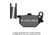 EBC V PAD SEMI SINTERED PAD SET