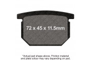 EBC V PAD SEMI SINTERED PAD SET