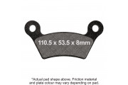 EBC V PAD SEMI SINTERED PAD SET