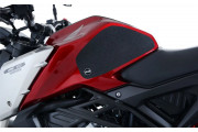 Honda CB125R '18- Tank Traction Grips : BLACK 2-Grip Kit