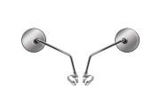 Mirrors Clamp-on Chrome Round