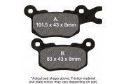 MOTORCYCLE DISC PAD SET