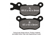 MOTORCYCLE DISC PAD SET