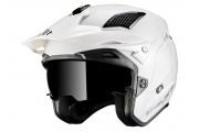 2XL DISTRICT A0 GLOSS WHITE OPEN FACE MT HELMETS