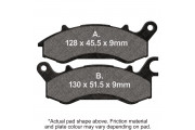 M/C DISC PAD SET - DMX