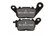 EBC SCOOTER DISC PAD SET BLACK E327