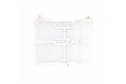 Branded Radiator Guard (silver stainless) - Suzuki Katana '1
