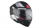 SMALL GENESIS TALO B2 GREY/BK MATT FLIP FRONT MT HELMET