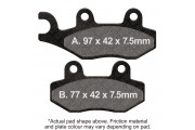 MOTORCYCLE DISC PAD SET