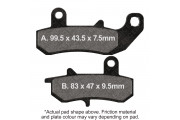 MOTORCYCLE DISC PAD SET