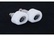 Aero Crash Protectors (WHITE) Yamaha YZF-R6 '17-