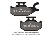 MOTORCYCLE DISC PAD SET
