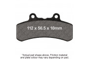 EBC V PAD SEMI SINTERED PAD SET