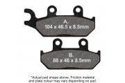 MOTORCYCLE DISC PAD SET