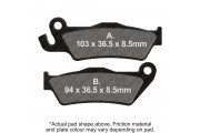 DOUBLE H SINTERED STREET PAD