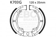EBC GROOVED BRAKE SHOE SET